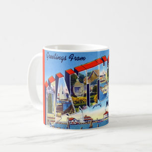Vintage Nantucket MA Coffee Mug