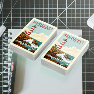 Vintage Nantucket Massachusetts Playing Cards