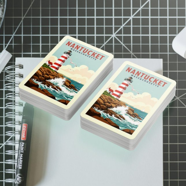 Vintage Nantucket Massachusetts Playing Cards (Creator Uploaded)