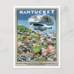 Vintage Nantucket Massachusetts Postcard