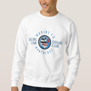 Vintage Nantucket Yacht 5 – Sailing Club Badge Sweatshirt