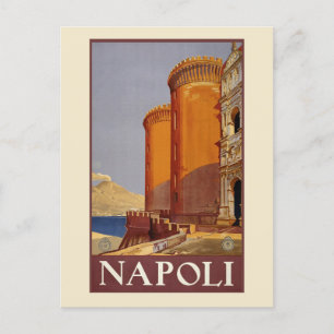 Vintage Naples Italy Napoli Italia Travel Postcard