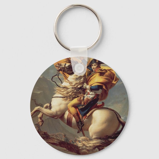 Vintage Napoleon Crossing the Alps Key Ring (Front)