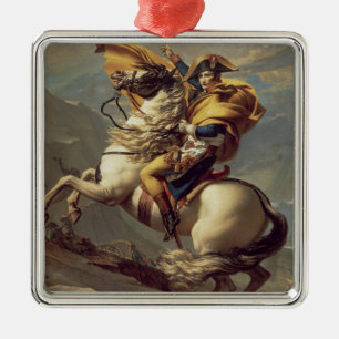 Vintage Napoleon Crossing the Alps Metal Tree Decoration