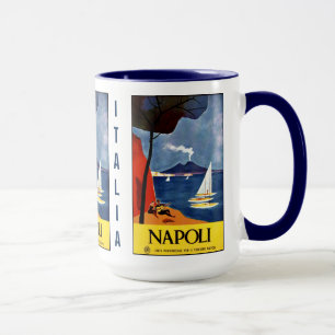 Vintage Napoli (Naples) Italy custom mugs