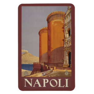 Vintage Napoli Naples Italy magnet