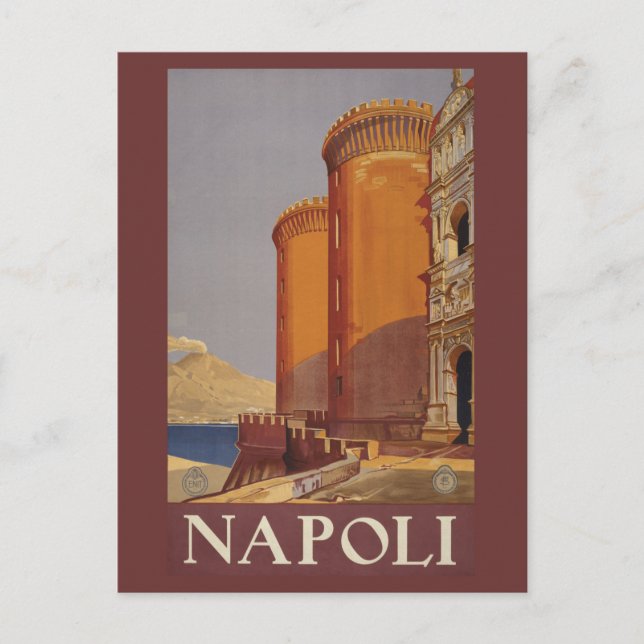 Vintage Napoli (Naples) Italy postcard (Front)