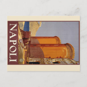 Vintage Napoli Poster - Italy Postcard