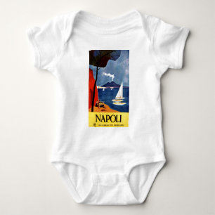 Vintage Napoli Travel Love Romance Baby Bodysuit