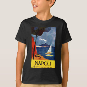 Vintage Napoli Travel Love Romance T-Shirt