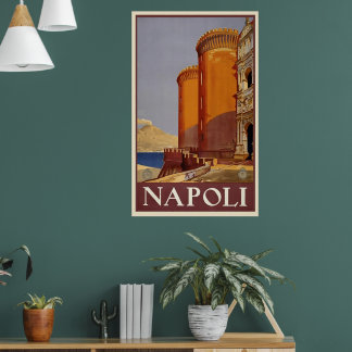 Vintage Napoli | Travel  Poster