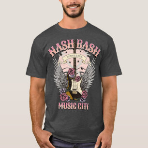Vintage Nash Bash Nashville Tennesee Guitar and Ro T-Shirt