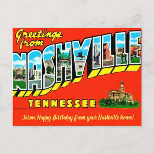 Vintage Nashville Occasion Postcard