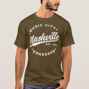 Vintage Nashville Tennessee Music City Retro USA T-Shirt