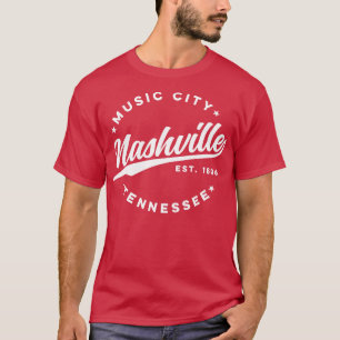 Vintage Nashville Tennessee Music City Retro USA T-Shirt