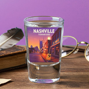  Vintage Nashville Tennessee Shot Glass