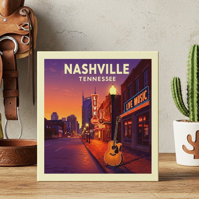  Vintage Nashville Tennessee Tile (Creator Uploaded)