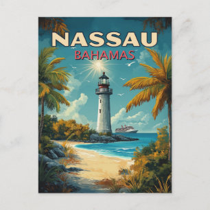 Vintage Nassau Bahamas Postcard