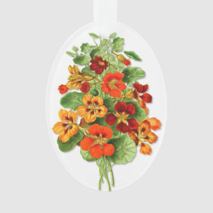 Vintage Nasturtiums Ornament
