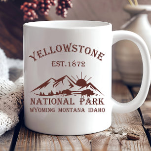Vintage National Park Yellowstone Mug