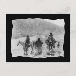 Vintage Native American Apache Postcard