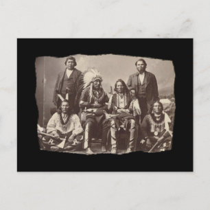 Vintage Native American Bannock Postcard