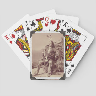Vintage Native American Big Chief Playing Cards