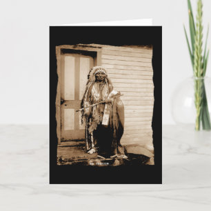 Vintage Native American Big Tobacco, a Dance Hall  Card