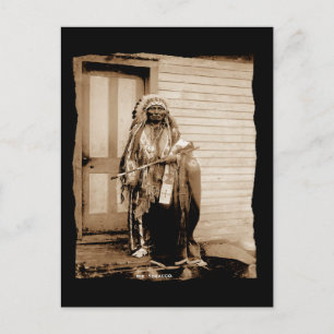 Vintage Native American Big Tobacco, a Dance Hall Postcard