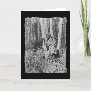 Vintage Native American Cree Card