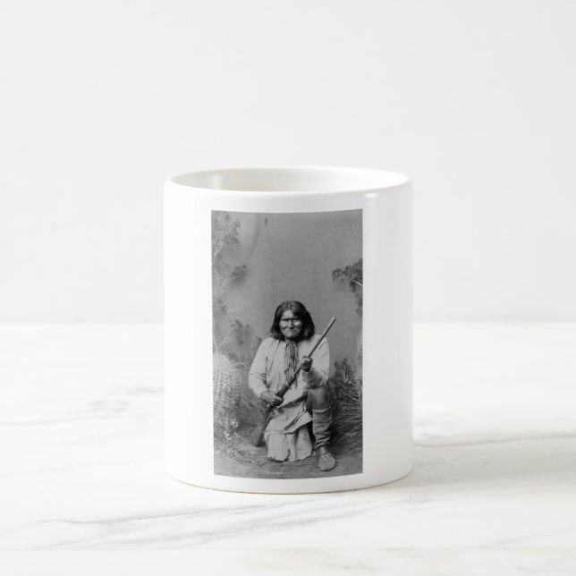 Vintage Native American Geronimo Coffee Mug (Center)