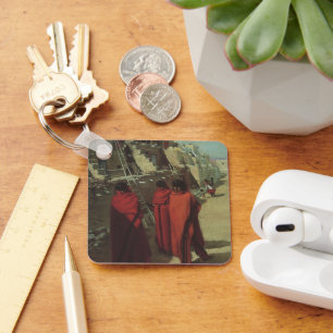 Vintage Native American, Hopi Pueblo by Louis Akin Key Ring
