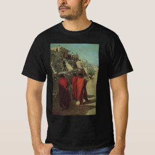 Vintage Native American, Hopi Pueblo by Louis Akin T-Shirt