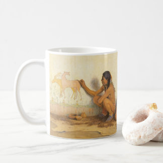 Vintage Native American, Indian Artist by Couse Coffee Mug