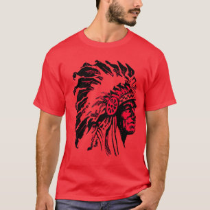 Vintage Native American Indian Chief T-Shirt