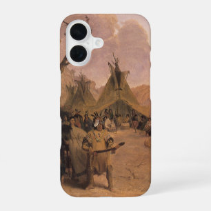 Vintage Native American, Medicine Dance by Eastman iPhone 16 Case