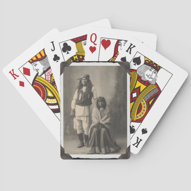 Vintage Native American  Playing Cards (Back)
