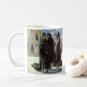 Vintage Native American, Taos Girls by Walter Ufer Coffee Mug
