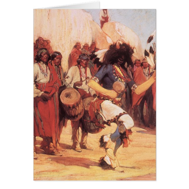 Vintage Native Americans, Buffalo Dance by Cassidy (Front)