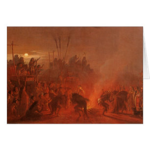 Vintage Native Americans, Buffalo Dance by Wimar
