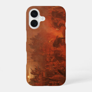 Vintage Native Americans, Buffalo Dance by Wimar iPhone 16 Case