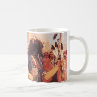 Vintage Native Americans Buffalo Dancer by Cassidy Coffee Mug
