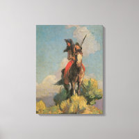 Vintage Native Americans, Crow Outlier by Dunton