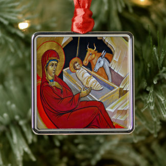 Vintage Nativity Scene Ornament
