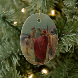 Vintage Nativity Scene Ornament