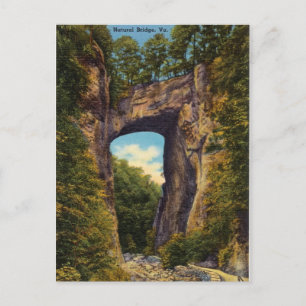 Vintage, Natural Bridge, Virginia Postcard