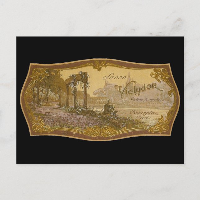 Vintage Natural Soap Ad Postcard (Front)