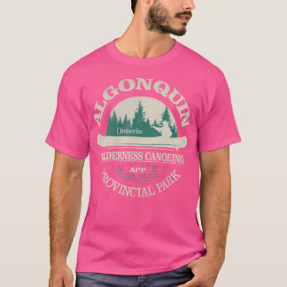 Vintage Nature Canoe Algonquin Provincial Park Riv T-Shirt
