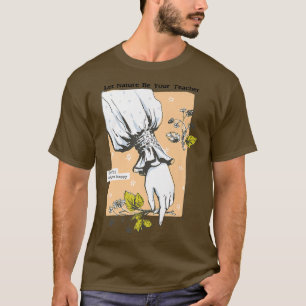 Vintage Nature-Lover Lifestyle Be-Happy Forest Flo T-Shirt