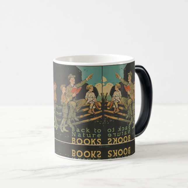 Vintage Nature Study – Timeless Outdoor  Magic Mug (Front Right)